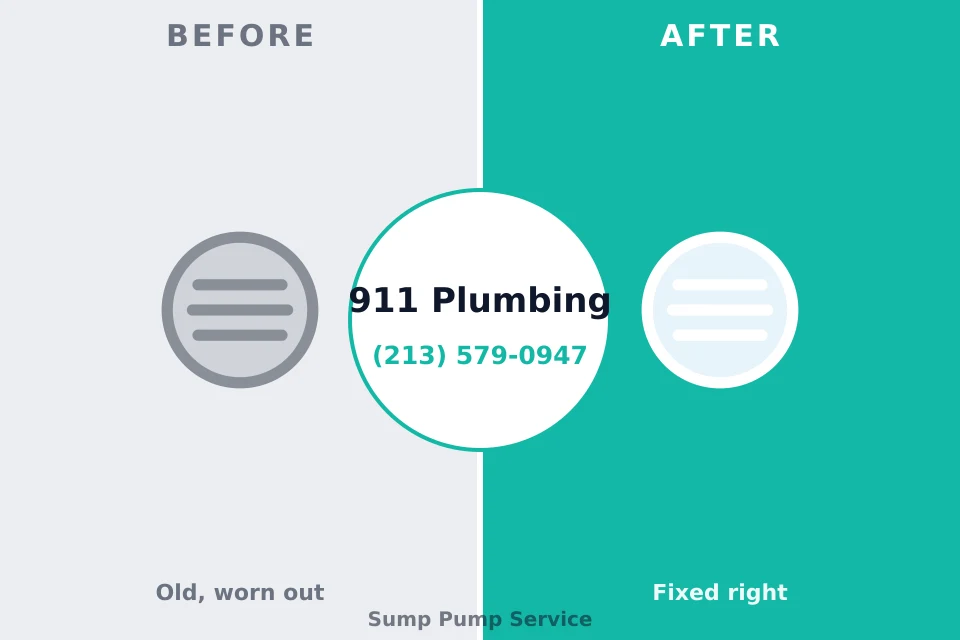 Before and after: plumbing repair South Williamsport, PA